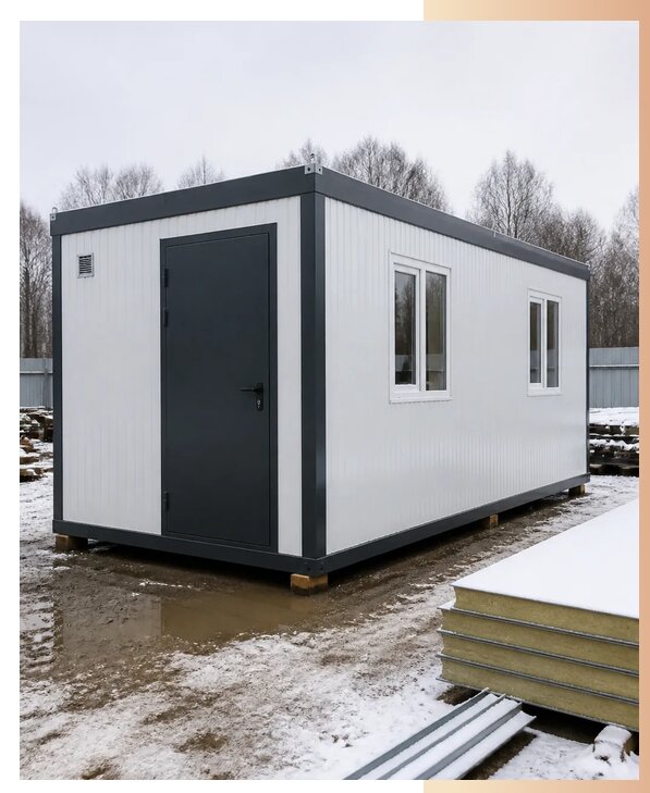 Утепленные бытовки купить в Красном Сулине по цене от 153090 р. | БытовкаПрофи-Крл